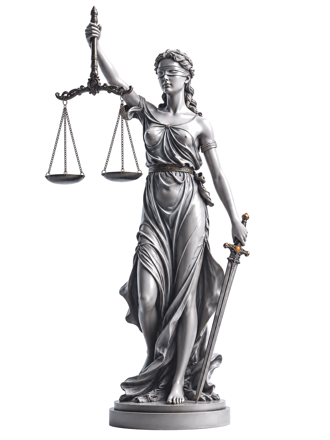 Lady Justice statue representing legal education